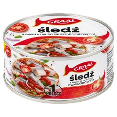 Graal Śledź kawałki w sosie pomidorowym 300 g