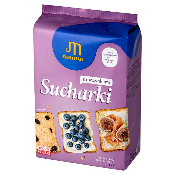 Mamut Sucharki z rodzynkami 235 g