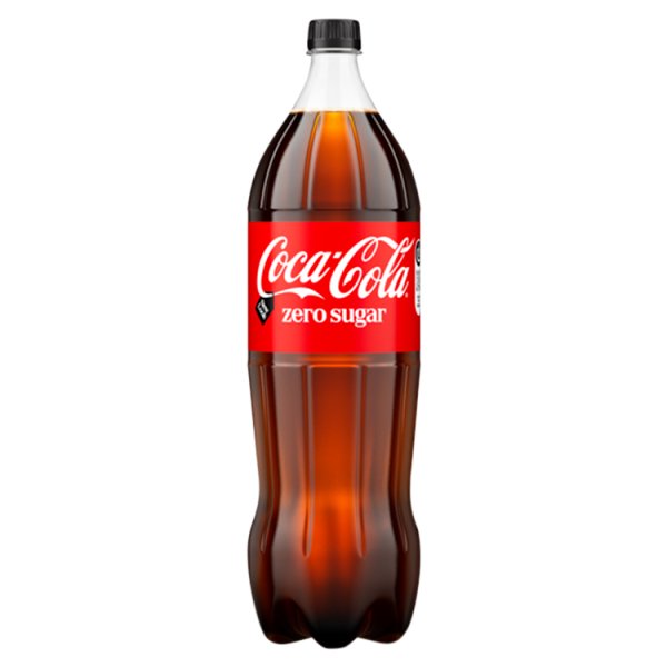 Napój gaz Coca-Cola zero do ceny doliczana jest kaucja 0,50 zł 