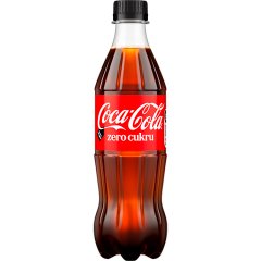 Napój gaz coca-cola zero doliczana jest kaucja 0,50 zł 