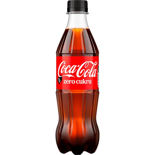 Napój gaz coca-cola zero doliczana jest kaucja 0,50 zł 