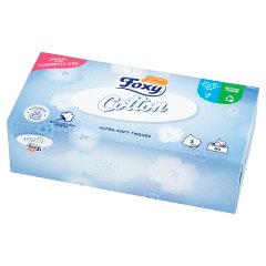 Foxy Cotton Ultra Soft Chusteczki higieniczne 90 sztuk
