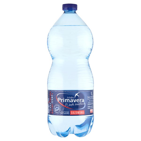 Primavera Woda źródlana gazowana 1 l