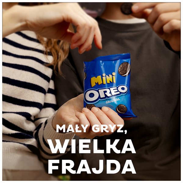 Oreo Original Mini Ciastka kakaowe z nadzieniem o smaku waniliowym 160 g (4 x 40 g)