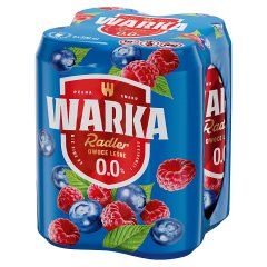 Warka Radler Mix piwa 0 % i lemoniady owoce leśne 4 x 500 ml