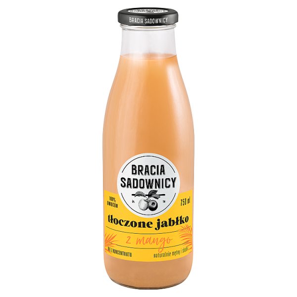 Bracia Sadownicy Sok tłoczone jabłko z mango 750 ml