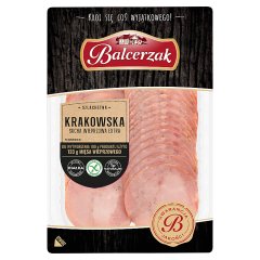 Balcerzak Kiełbasa krakowska sucha wieprzowa extra 100 g