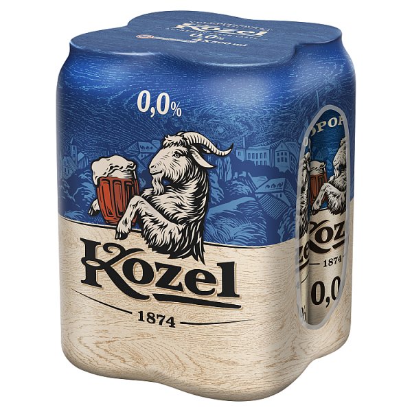 Piwo kozel 0,0% 4x500ml + kaucja 2 zł 