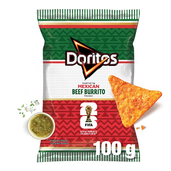 Doritos Chipsy kukurydziane o smaku burrito z wołowiną 100 g