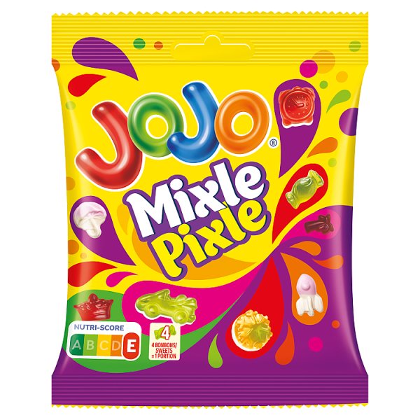 Jojo Mixle Pixle Żelki o smaku owocowym 80 g