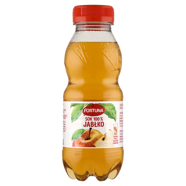 Sok 100% Fortuna b/c jabłko 300ml + kaucja 50 gr 