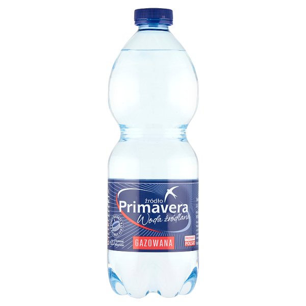 Woda gaz Primavera źródlana 500ml + kaucja 50 gr 