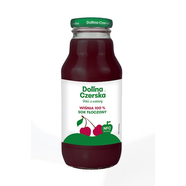 Dolina Czerska 100 % tłoczony sok wiśniowy 330 ml