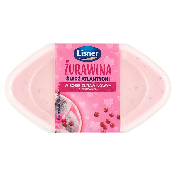 Lisner Śledź atlantycki w sosie żurawinowym z chrzanem 280 g
