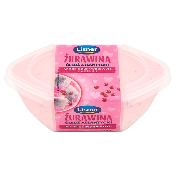 Lisner Śledź atlantycki w sosie żurawinowym z chrzanem 280 g