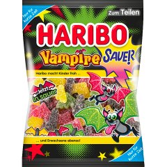 Haribo Vampire Sauer Żelki o smaku owocowym i lukrecji 175 g