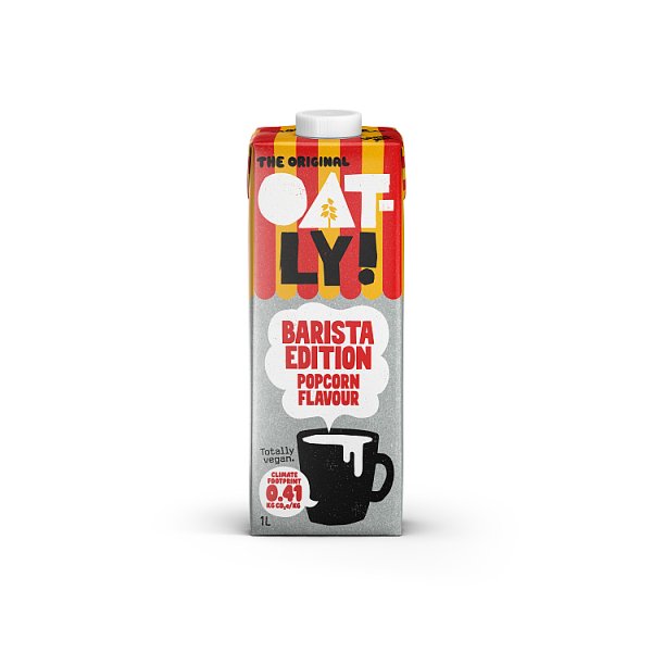 Napój roślinny Oatly owsiany the original barista popcorn 