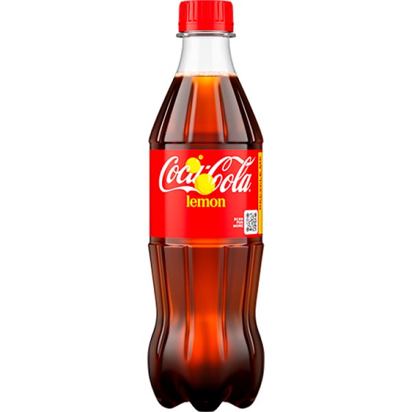 Napój gaz Coca-Cola lemon 500ml + kaucja 50 gr 