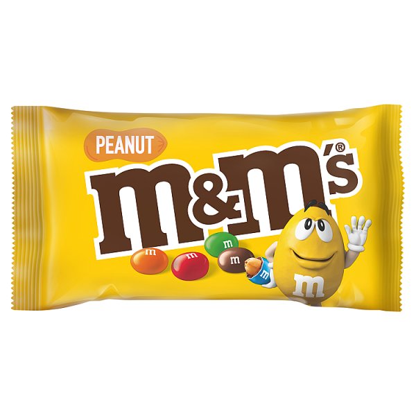 M&amp;M's Peanut Orzeszki ziemne oblane czekoladą w kolorowych skorupkach 45 g