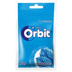 Orbit Peppermint Bezcukrowa guma do żucia 29 g (21 sztuk)