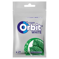 Orbit White Spearmint Bezcukrowa guma do żucia 29 g (21 sztuk)