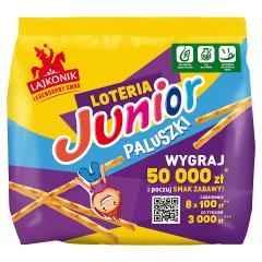 Lajkonik Junior Paluszki o smaku waniliowym 280 g