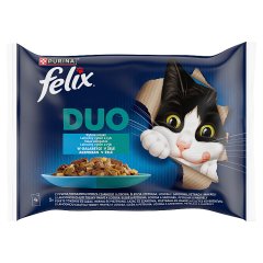 Felix Duo Karma dla kotów rybne smaki w galaretce 340 g (4 x 85 g)