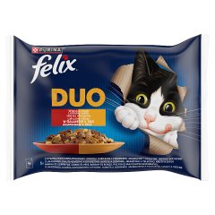 Felix Duo Karma dla kotów wiejskie smaki w galaretce 340 g (4 x 85 g)