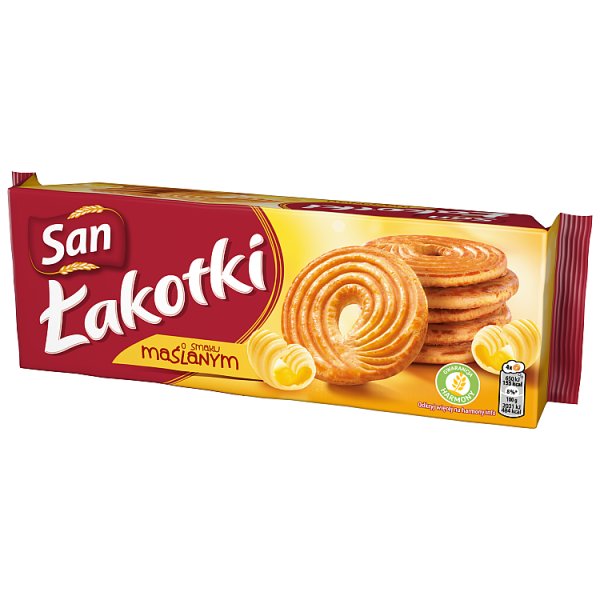 San Łakotki herbatniki o smaku maślanym - 168 g