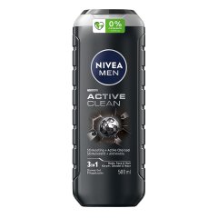 Nivea MEN Active Clean Żel pod prysznic dla mężczyzn 500 ml