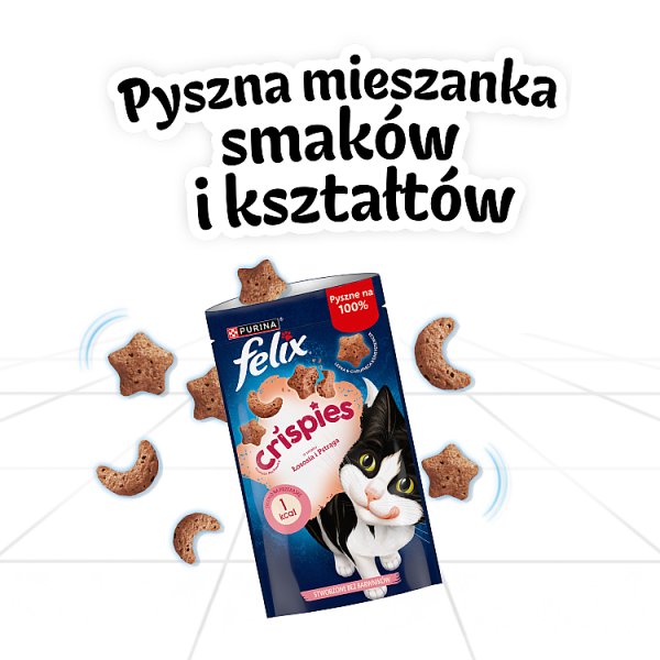 Felix Crispies Przekąski o smaku łososia i pstrąga 45 g
