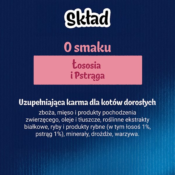 Felix Crispies Przekąski o smaku łososia i pstrąga 45 g