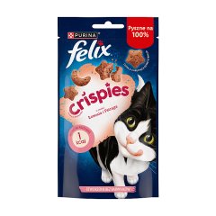 Felix Crispies Przekąski o smaku łososia i pstrąga 45 g