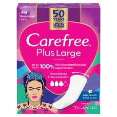 Carefree Plus Large Wkładki higieniczne świeży zapach 48 sztuk