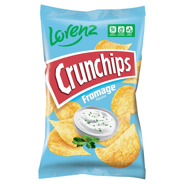Crunchips Chipsy ziemniaczane o smaku serka fromage 130 g