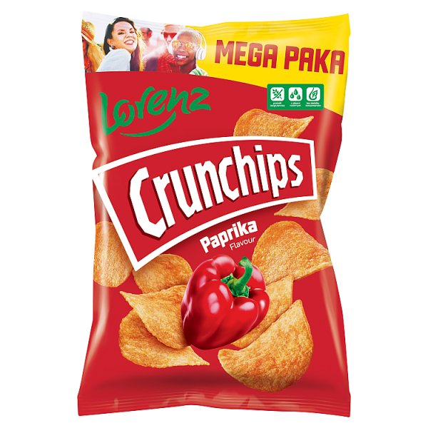 Crunchips Chipsy ziemniaczane o smaku paprykowym 200 g