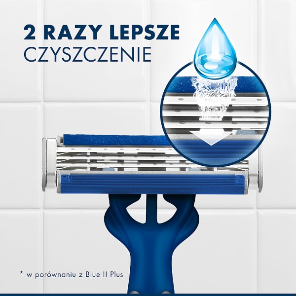 Gillette Blue3 Comfort Slalom Jednorazowa maszynka do golenia dla mężczyzn, 4 sztuk
