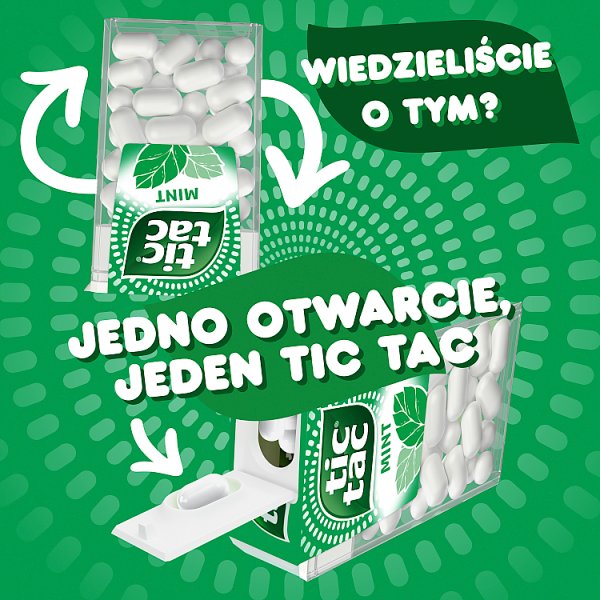 Tic Tac Drażetki o smaku miętowym 54 g