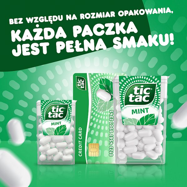 Tic Tac Drażetki o smaku miętowym 54 g