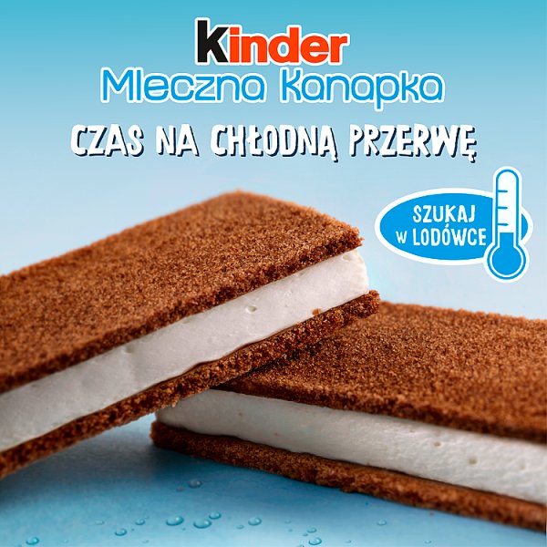Kinder Mleczna Kanapka Biszkopt z mlecznym nadzieniem 28 g