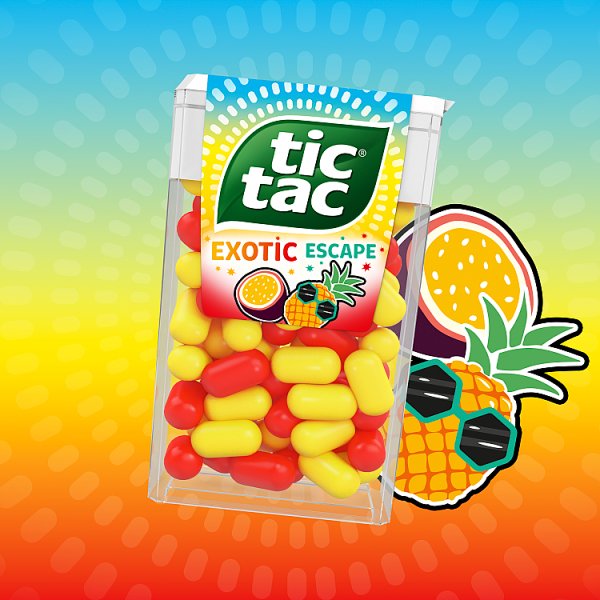 Tic Tac Drażetki o smaku ananasa i marakui 54 g