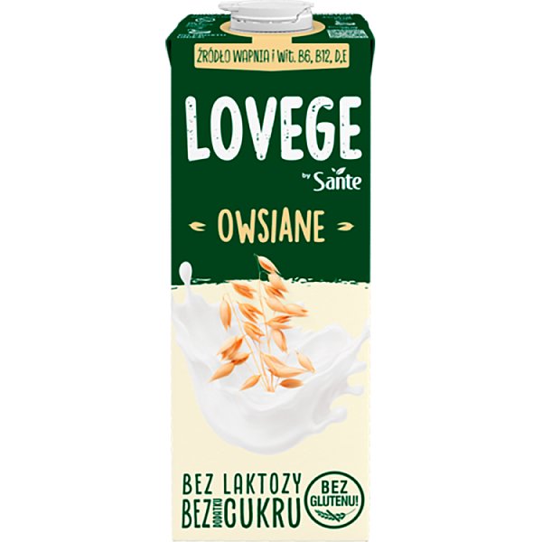 Sante Owsiany napój roślinny o smaku mleka 1 l