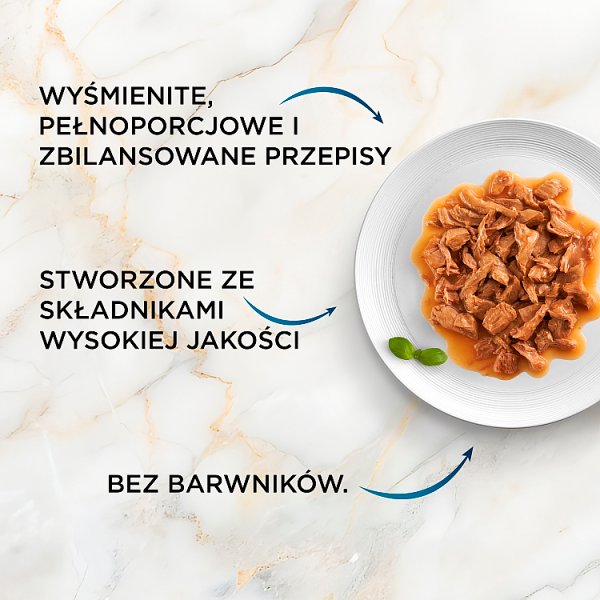 Gourmet Perle Karma dla kotów soczyste mini fileciki w sosie z warzywami z wołowiną i marchewką 85 g