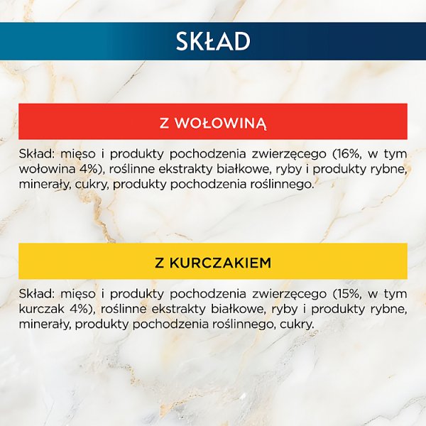 Gourmet Perle Karma dla dorosłych kotów fileciki w smakowitym sosie 4 x 85 g