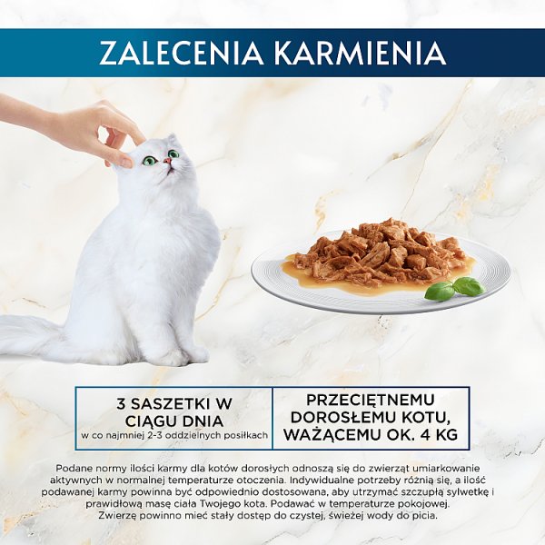 Gourmet Perle Karma dla dorosłych kotów fileciki w smakowitym sosie 4 x 85 g