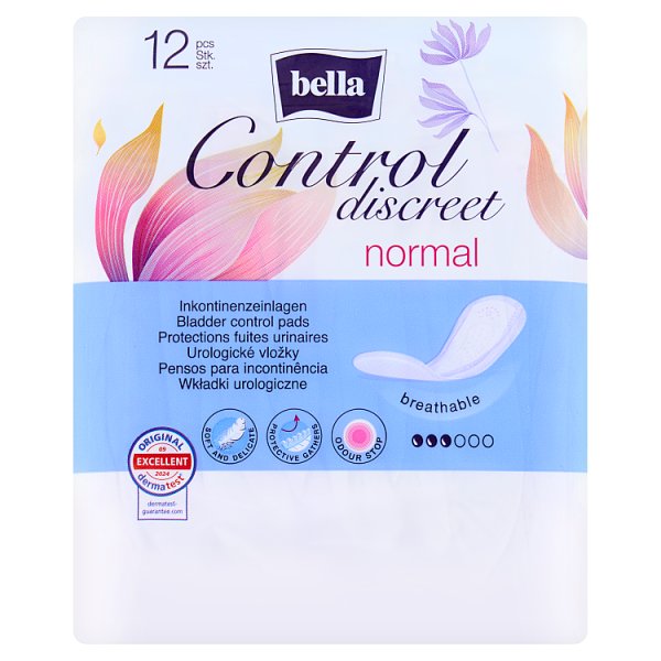 Bella Control Discreet Normal Wkładki urologiczne 12 sztuk