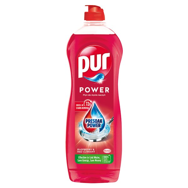 Pur Power Raspberry &amp; Red Currant Płyn do mycia naczyń 750 ml