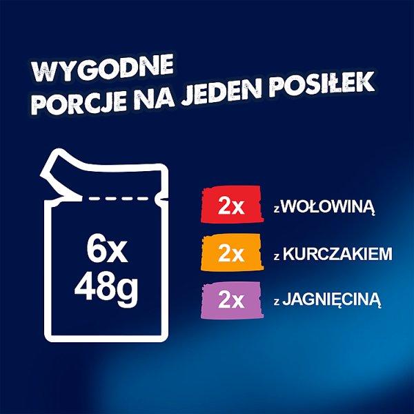 Felix Soup Time Original Karma uzupełniająca dla dorosłych kotów 6 x 48 g