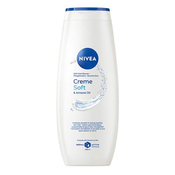 Nivea Creme Soft Kremowy żel pod prysznic 500 ml