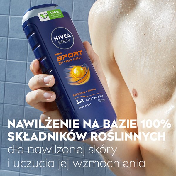 Nivea MEN Sport Żel pod prysznic 5w1 250 ml